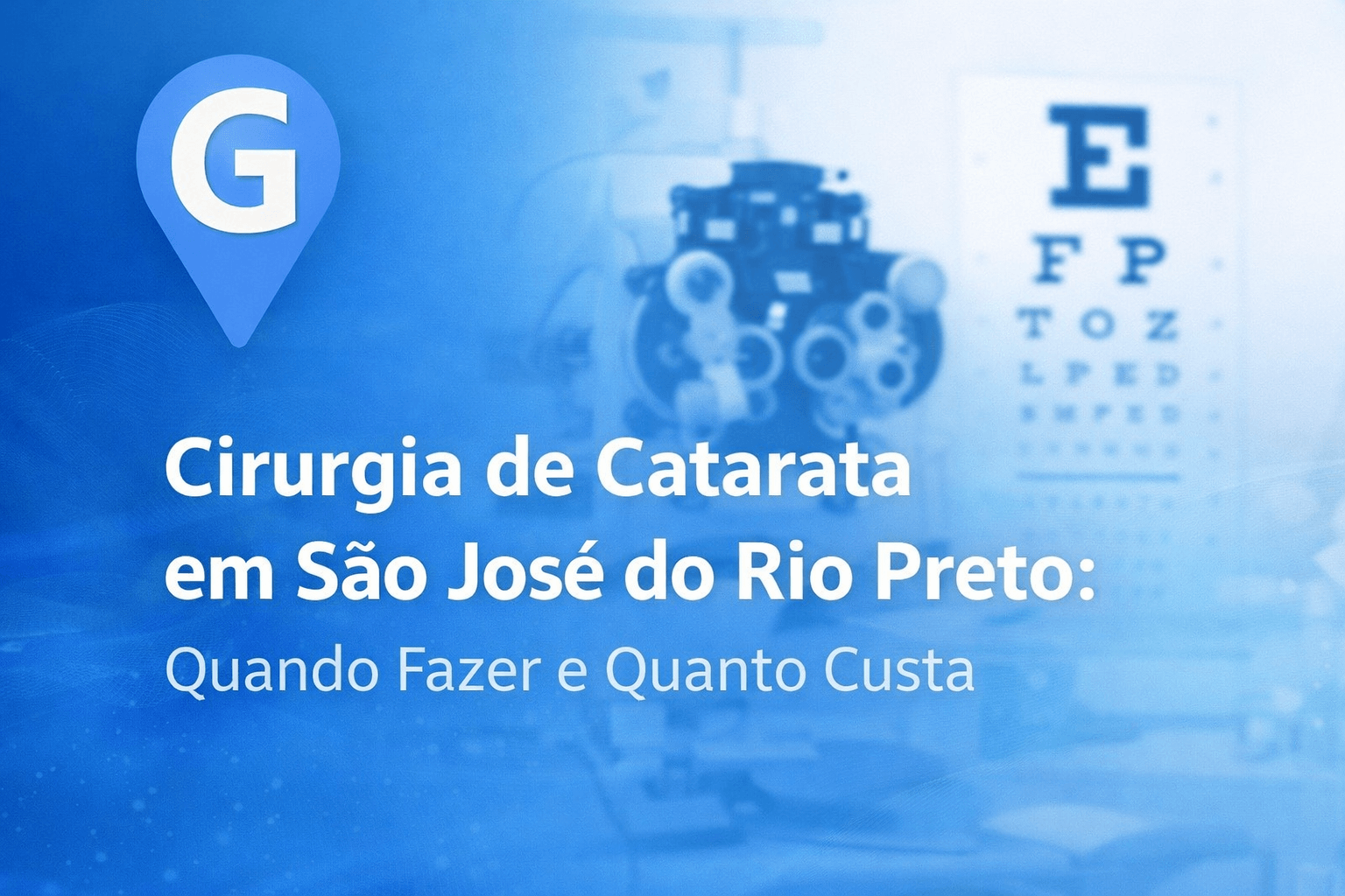 Cirurgia de Catarata em São José do Rio Preto: Quando Fazer e Quanto Custa