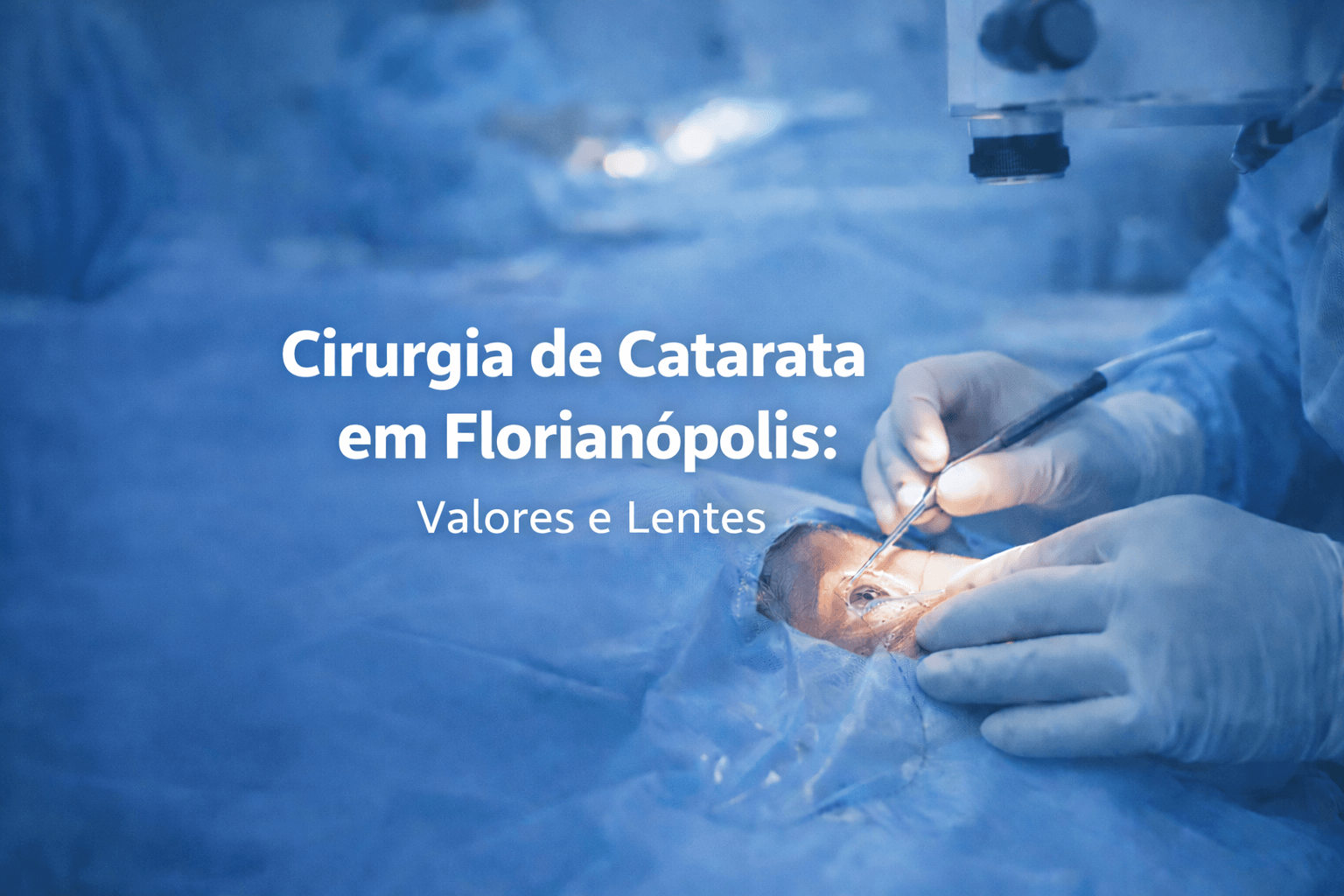 Cirurgia de Catarata em Florianópolis: Valores e Lentes