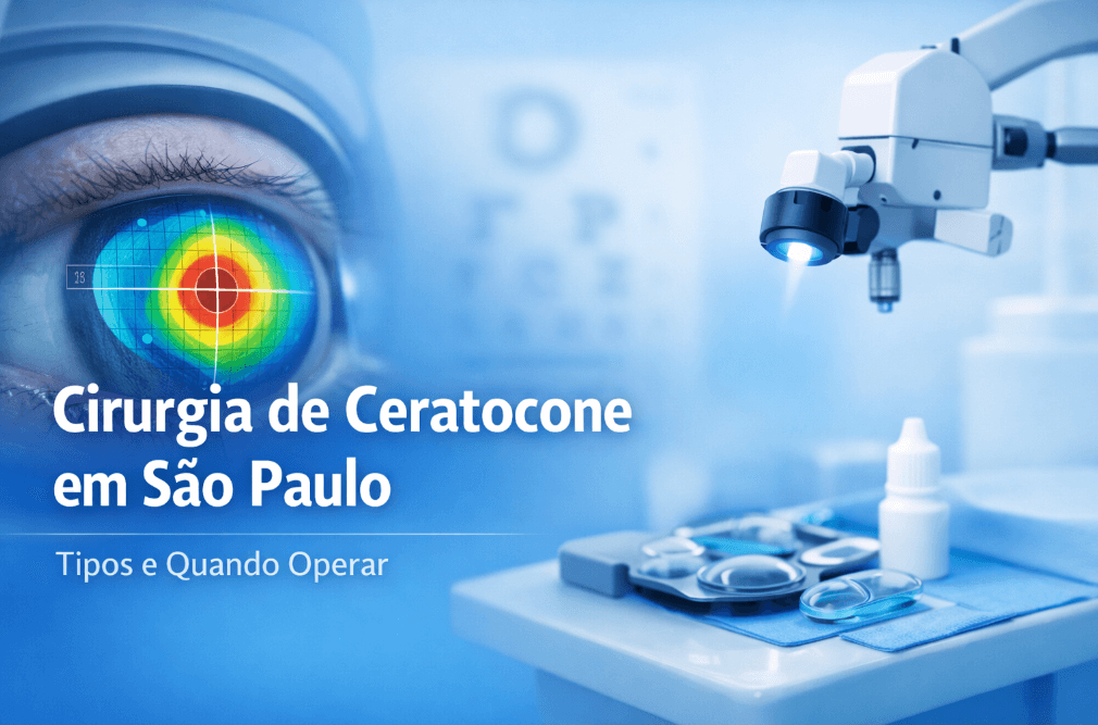 Cirurgia de Ceratocone em São Paulo: Tipos e Quando Operar