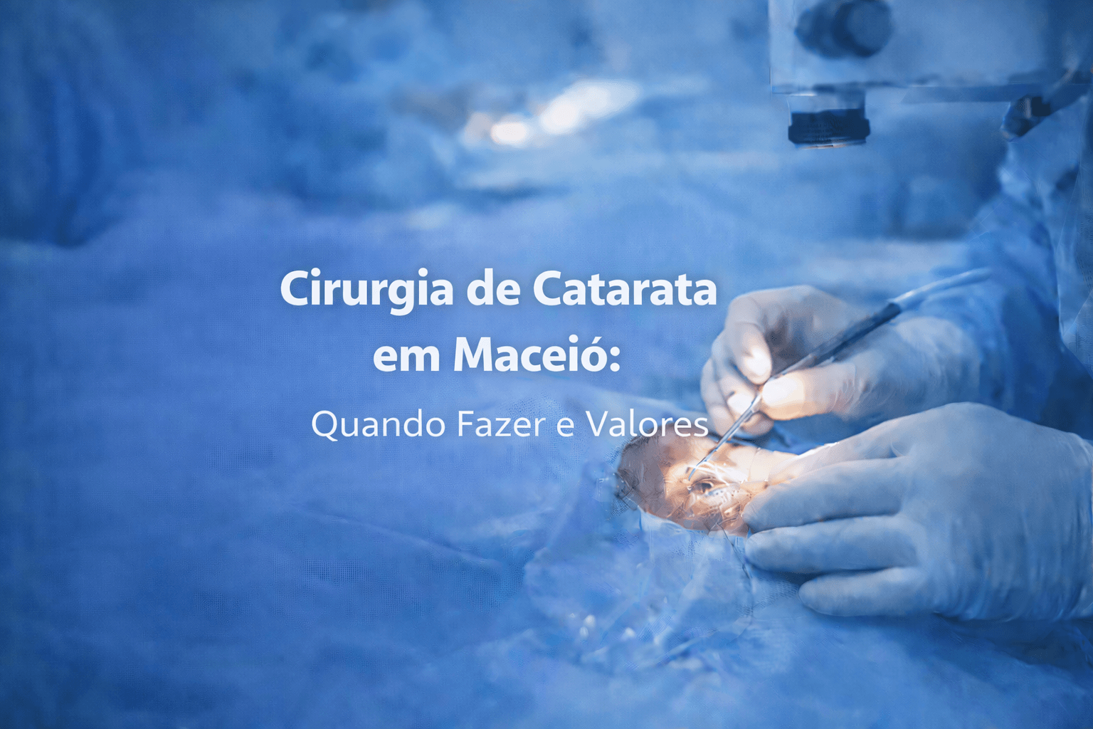 Cirurgia de Catarata em Maceió: Quando Fazer e Valores