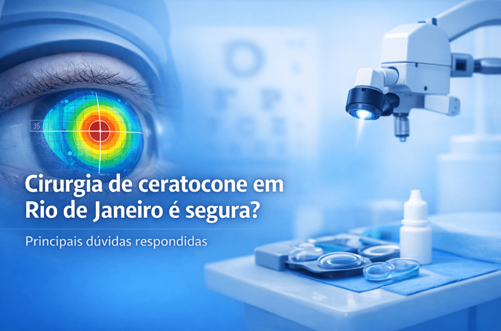 Cirurgia de ceratocone em Rio de Janeiro é segura? Principais dúvidas respondidas